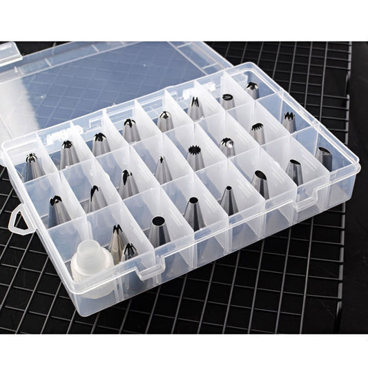 Set of 24 Piping Tips with Storage Box